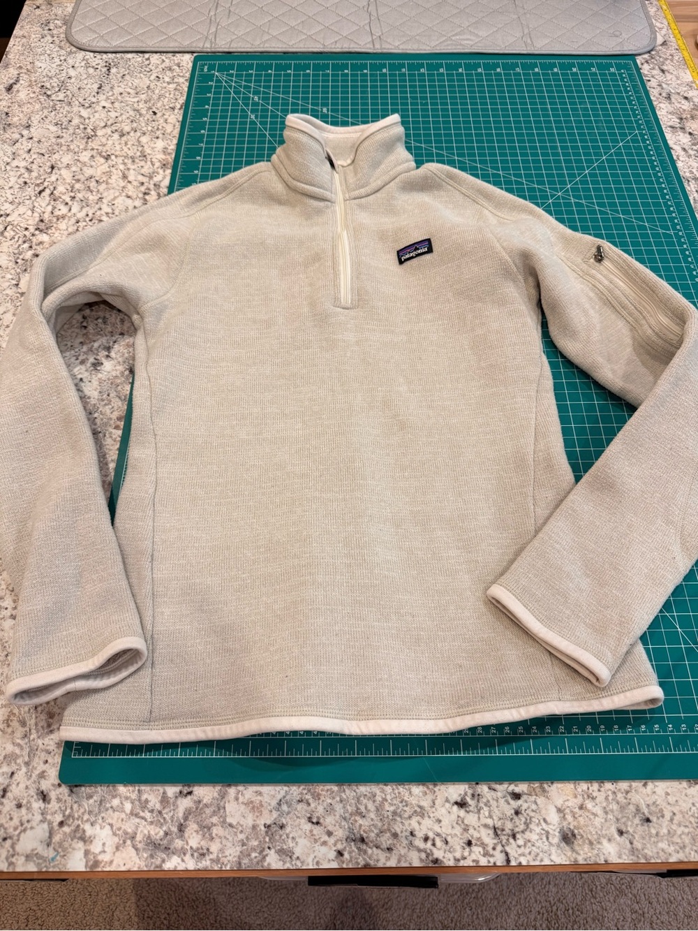 Patagonia Better Sweater Cream Half-Zip Fleece Pullover